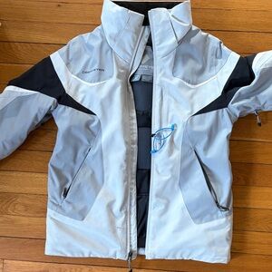 Obermeyer Kids Two-Tone Black and White Puffer Jacket